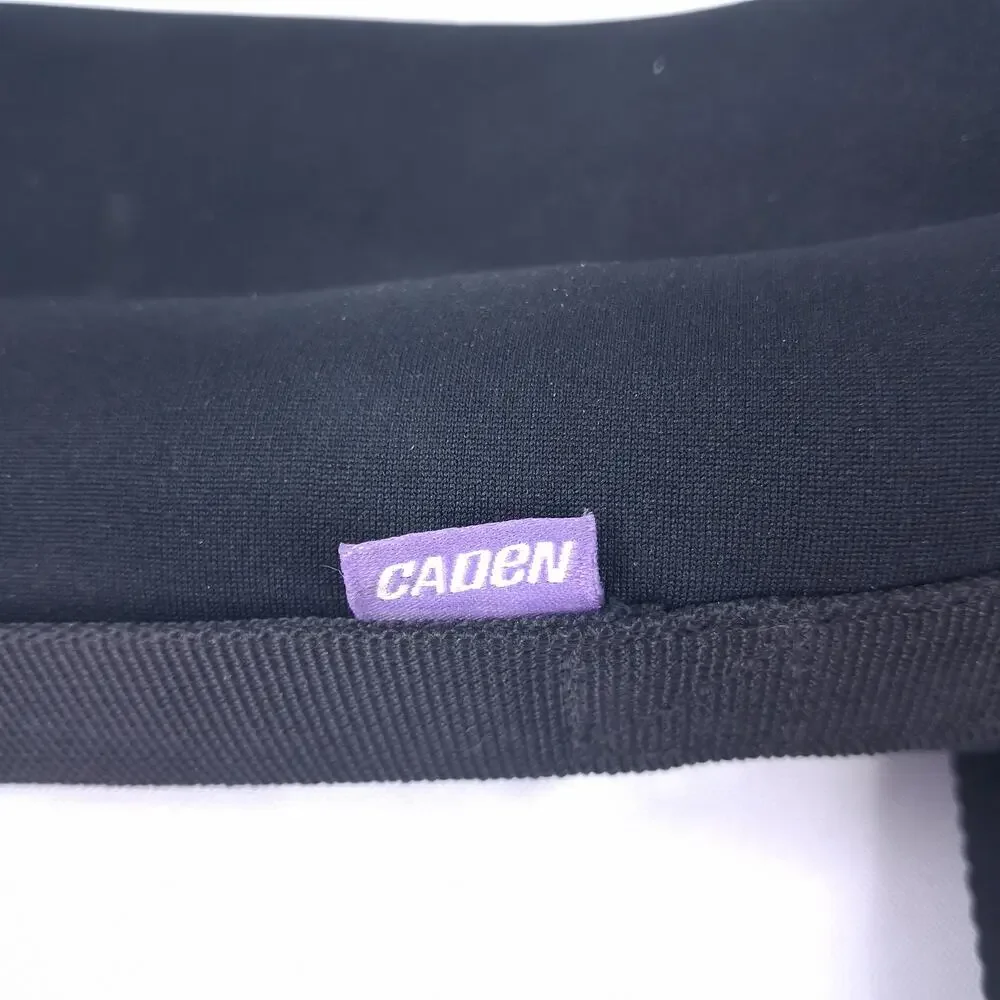 Caden Neoprene Camera Lens Pouch Bags Set of 2 Drawstring Clip Black